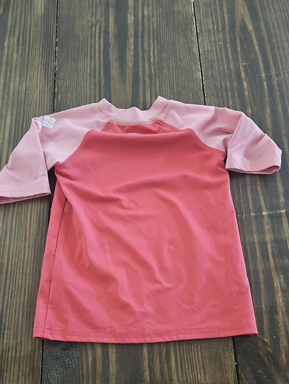 Columbia Omni Shade Toddler 3/4 Sleeve Pink Rashguard Size 3T